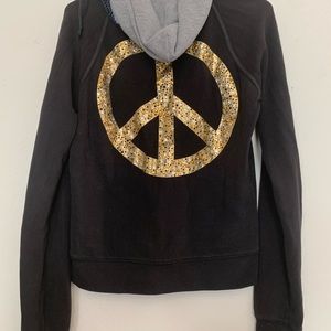 Vintage Rare Victoria Secreat Pink Peach Yellow Rhinestone Bling Long Sl…